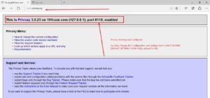 Block Ads in Microsoft Edge using Opensource Software Privoxy Confirmation