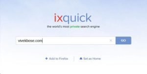 Ixquick Anonymous Search Engine