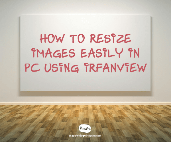 How To Resize Images Easily in PC